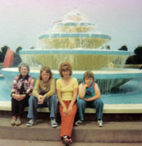 Outdoor Pool Fountain Minehead 1975